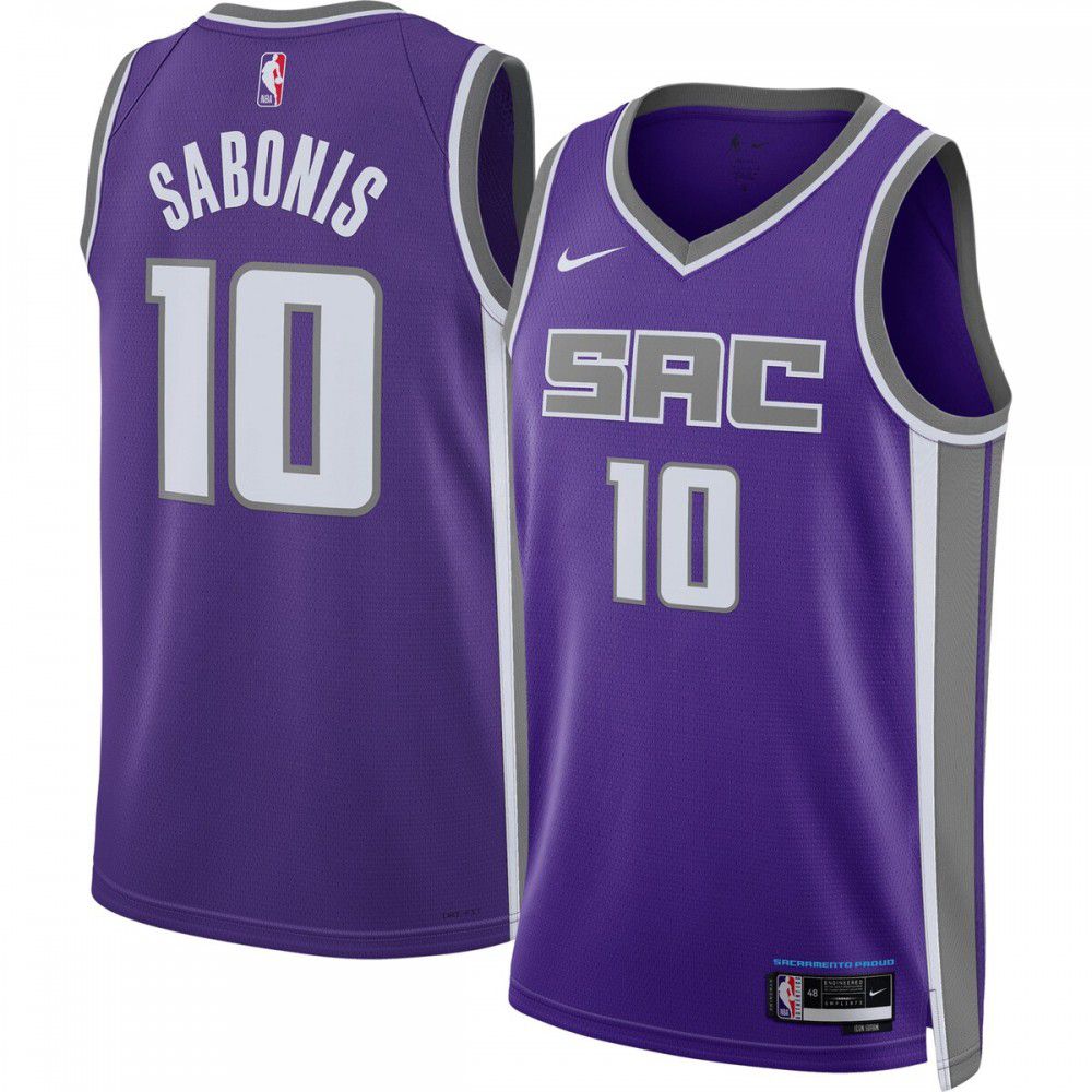 Domantas Sabonis Sacramento Kings Unisex 2022/23 Swingman Jersey - Icon Edition - Purple-Pro Kit Vault | Brand New 26/27 Sports Jerseys